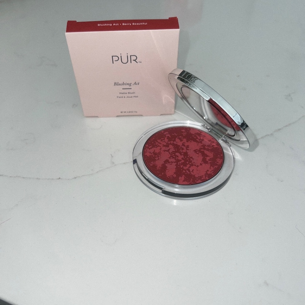 New. PUR Blushing Act Matte Blush Rich Berry